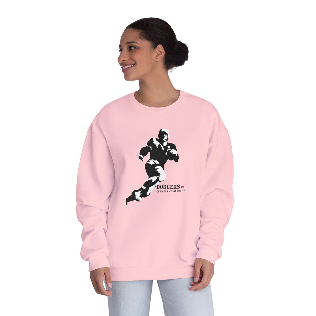 1947 Vintage Brooklyn Dodgers - Cleveland Browns Football  - NuBlend® Crewneck Sweatshirt