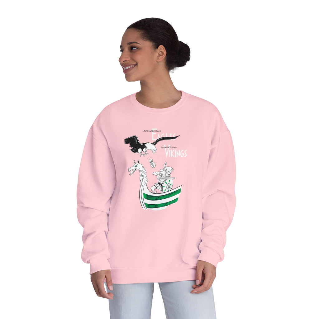 1963 Philadelphia Eagles - Minnesota Vikings Football - NuBlend® Crewneck Sweatshirt