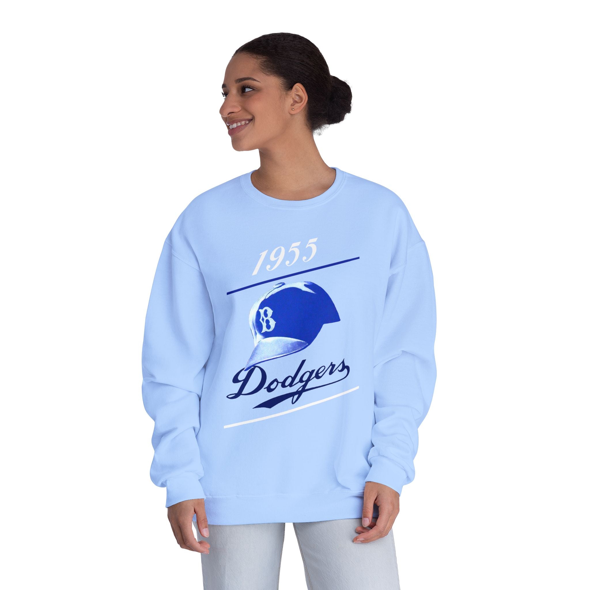 1955 Brooklyn Baseball Crewneck Sweatshirt | NuBlend