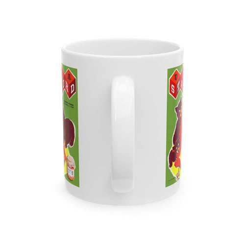 1949 Vintage UCLA Bruins - Stanford Football Program Cover- Ceramic Mug, 11oz
