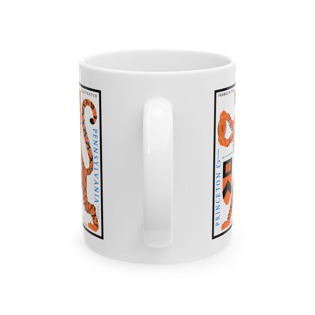 1956 Vintage Pennsylvania - Princeton Football Program Cover - Ceramic Mug, 11oz
