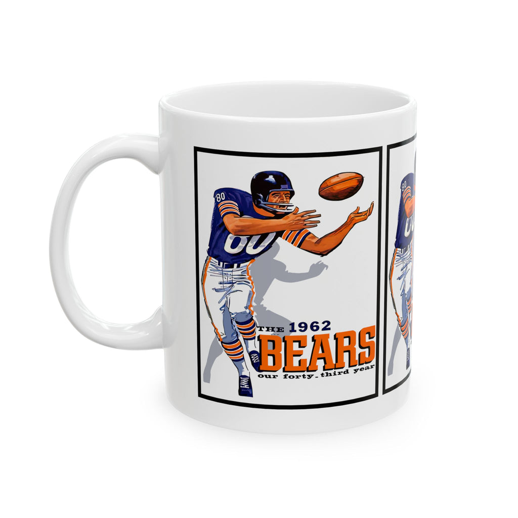 1962 Bears Vintage Football Yearbook Ceramic Mug (11oz & 15oz)