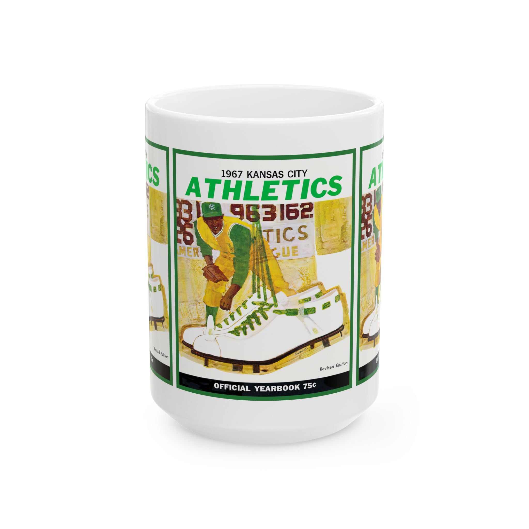 1967 Kansas City Athletics Baseball Mug | Retro Vintage Coffee Cup 11 oz and 15 oz