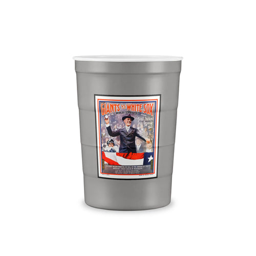 1917 Baseball World Series Giants-White Sox Reusable Steel Party Cup — Eco-Friendly Stainless Drink Tumbler