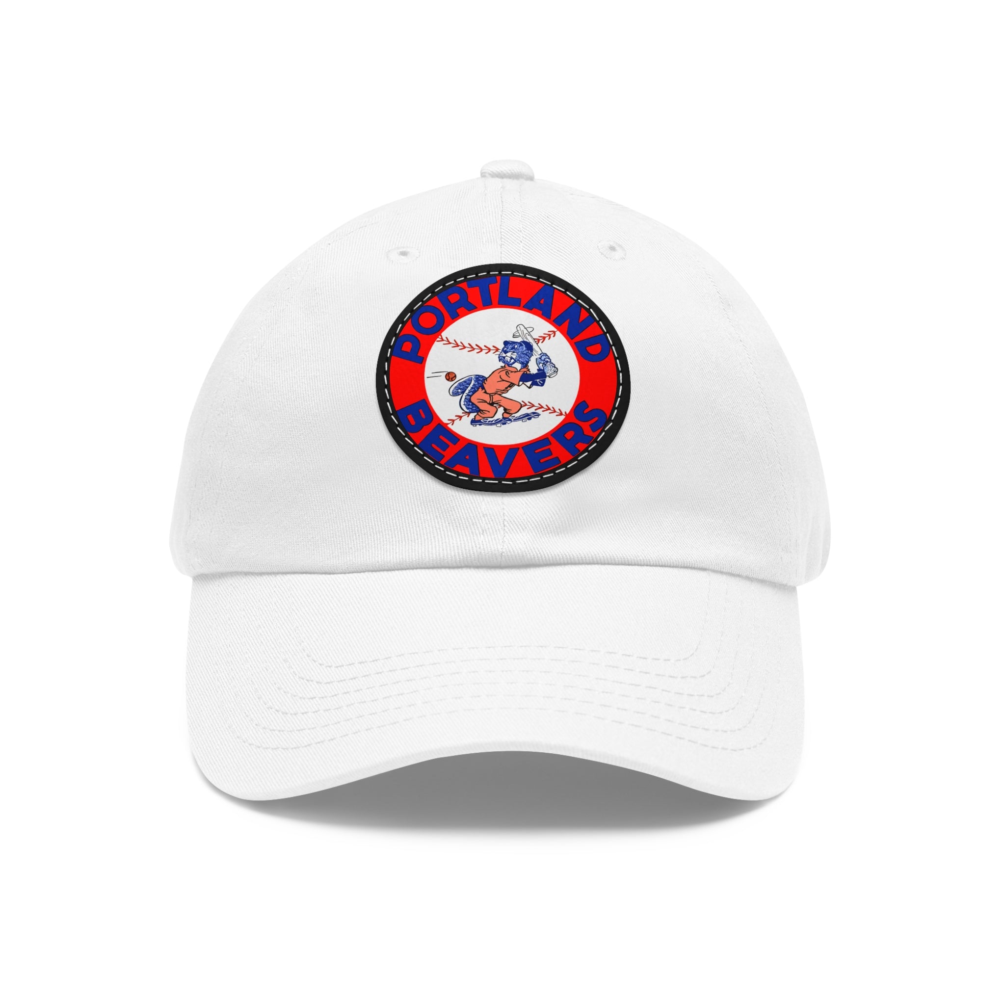 1967 Vintage Portland Beavers - Pacific Coast League Baseball - Dad Hat with Leather Patch (Round)