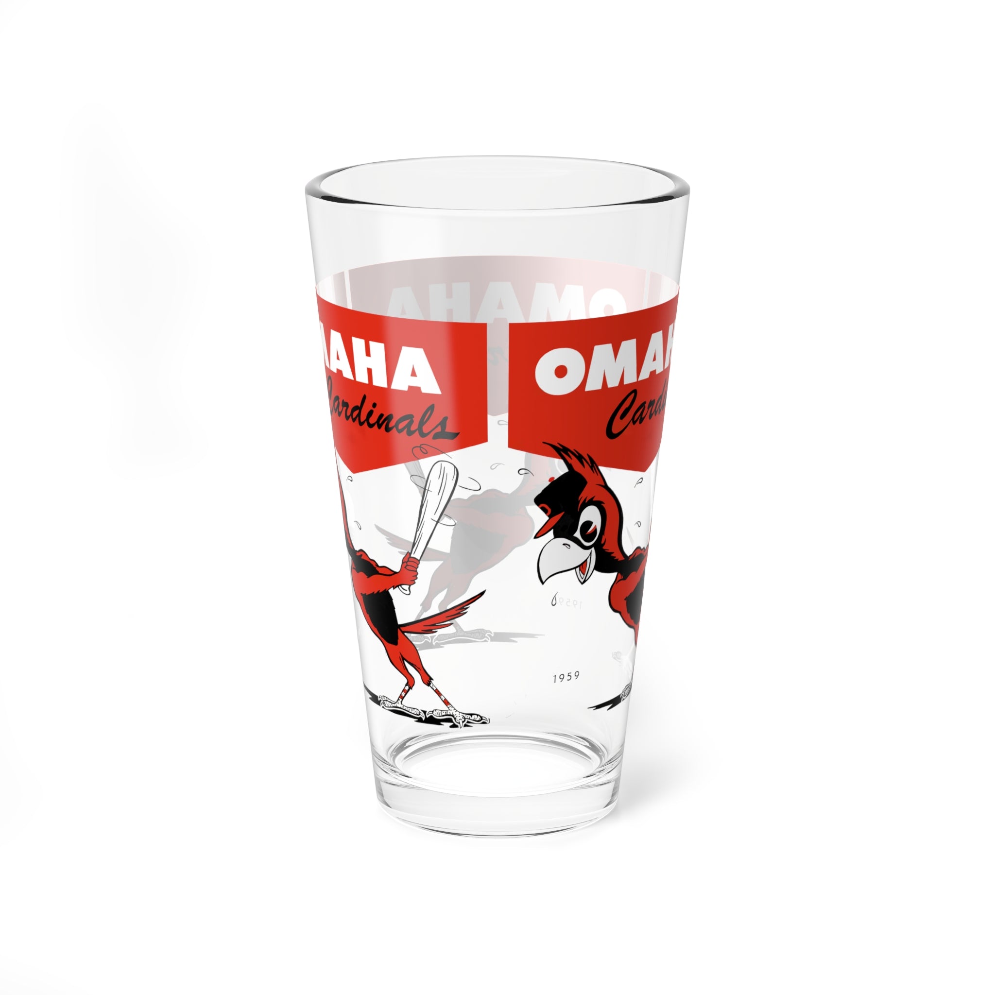 1959 Omaha Cardinals Baseball -  Pint Glass, 16oz