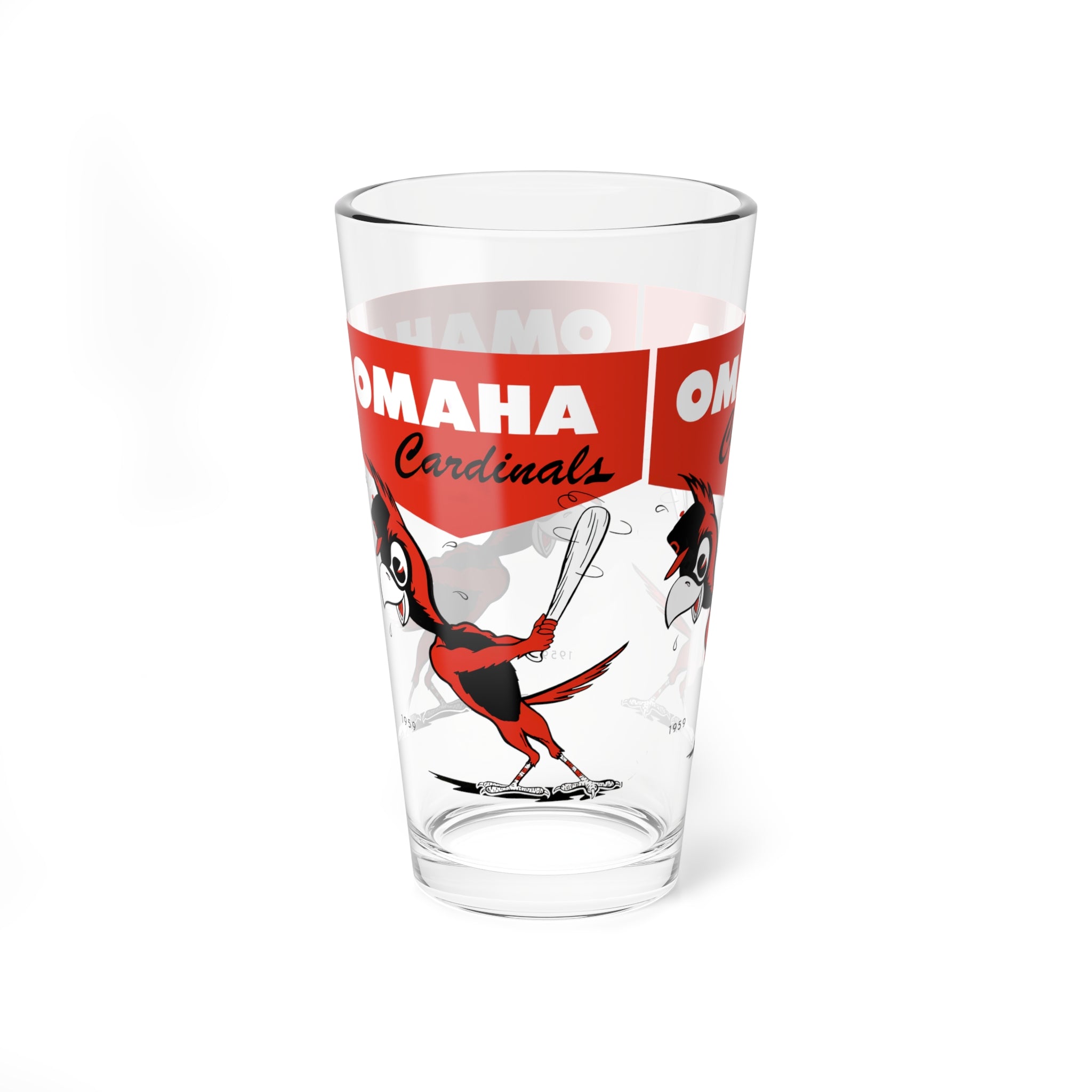 1959 Omaha Cardinals Baseball -  Pint Glass, 16oz