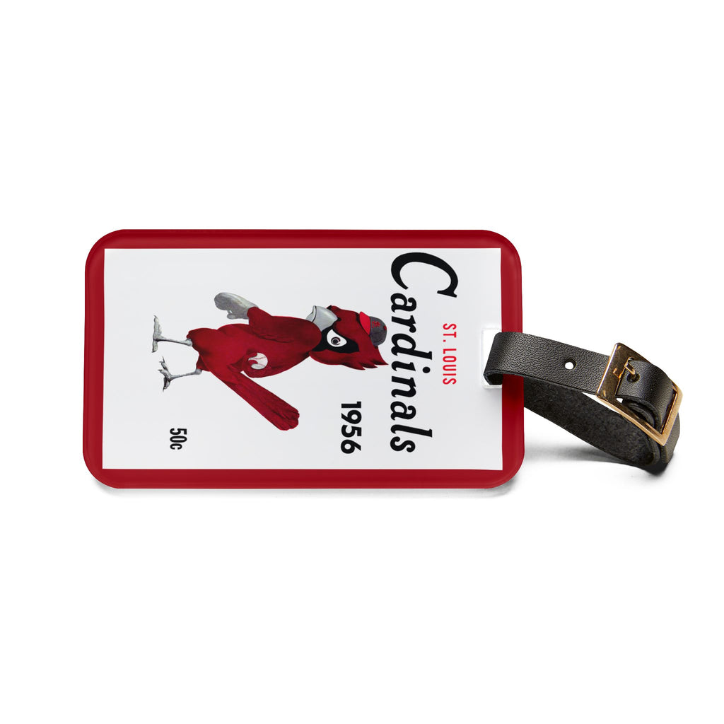 1956 Baseball Cardinals Luggage Tag | Vintage St. Louis Baseball