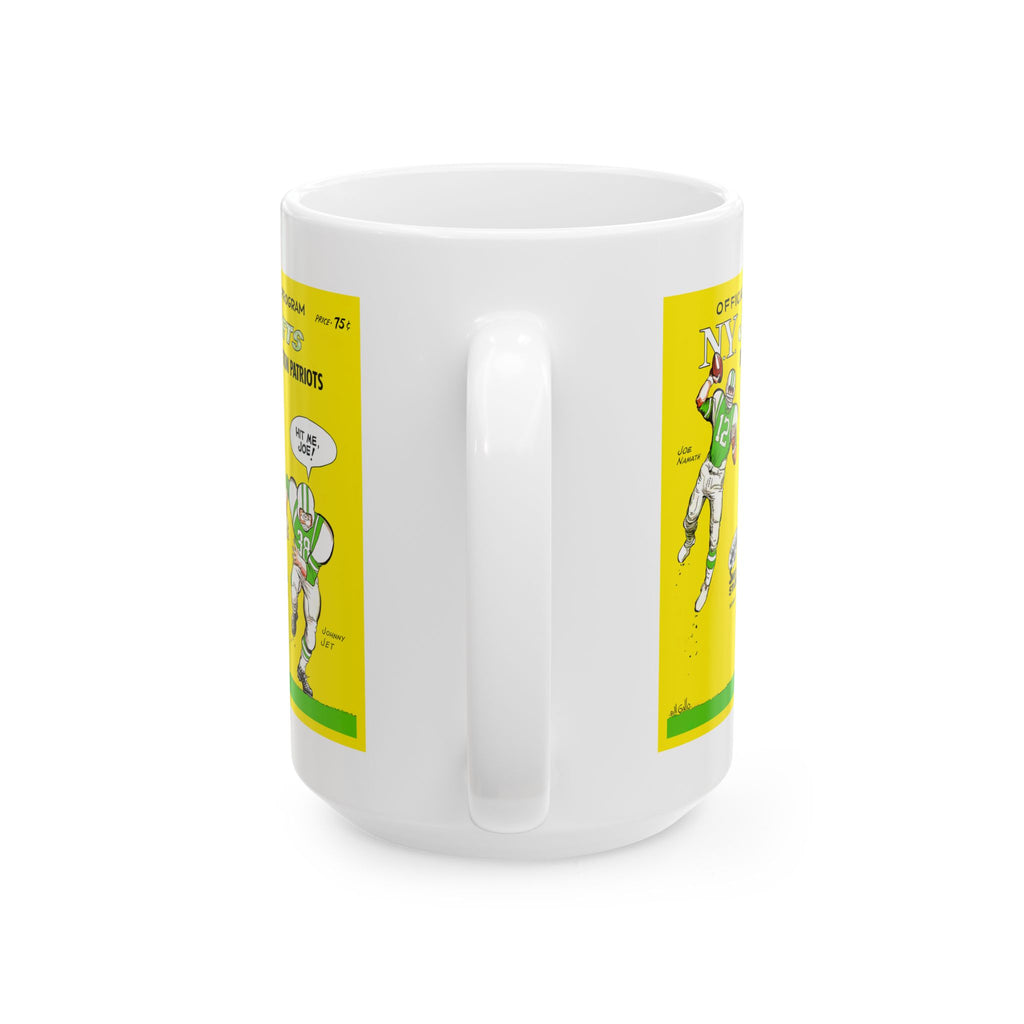 Ceramic Mug, 1966 Football New York Jets Boston Patriots, Gift for Football Fans, Sports Fan Mug, Coffee Cup, Tea Mug, Football Lover Gift,