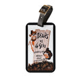 1951 Football Bears-49ers Luggage Tag | Vintage Football Travel ID