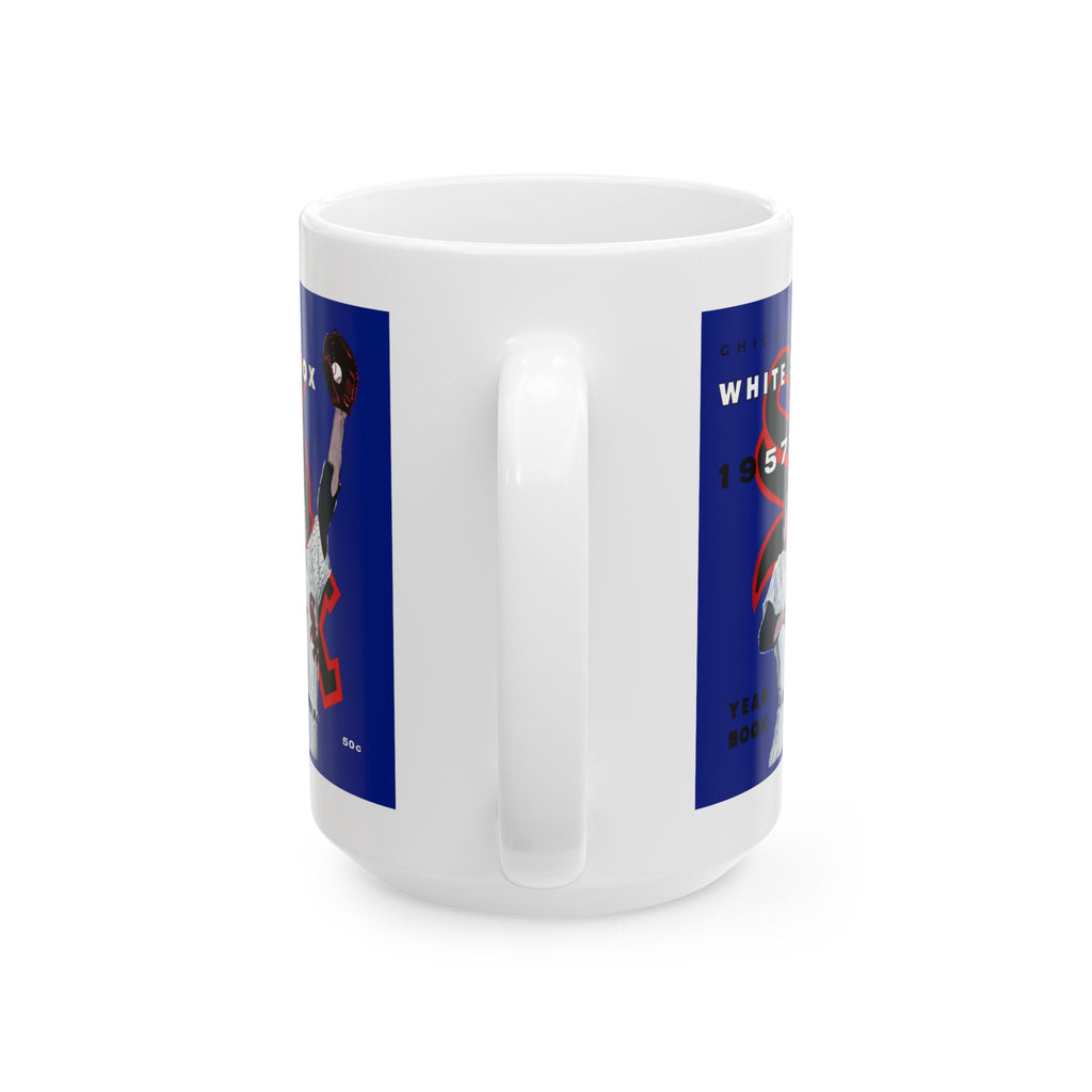 1957 Chicago White Sox Vintage Yearbook Cover Ceramic Mug (11oz, 15oz)