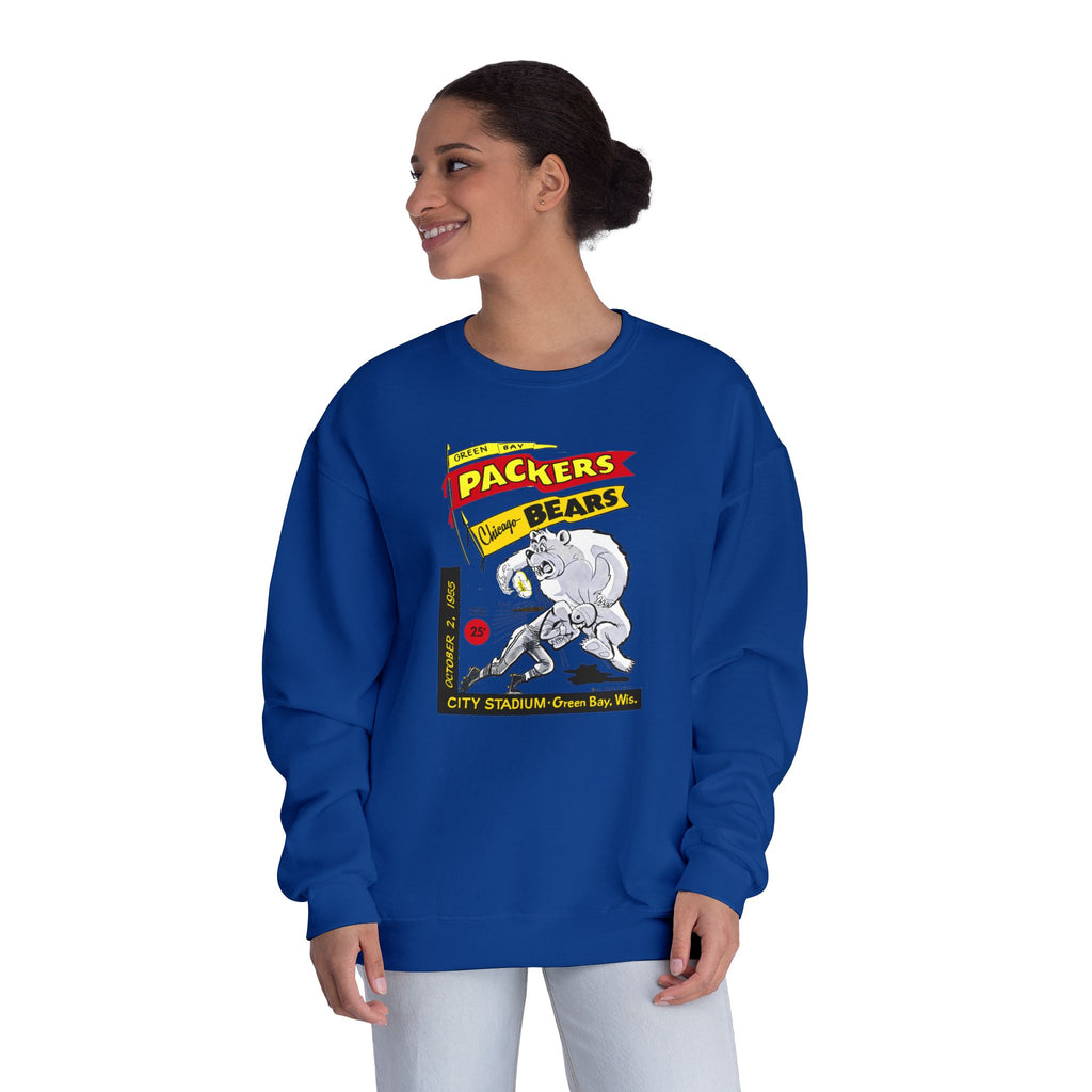 1955 Vintage Bears - Packers Football -  NuBlend® Crewneck Sweatshirt