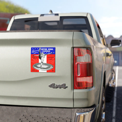 1943 Cotton Bowl Football Car Magnet — Texas vs. Georgia Tech