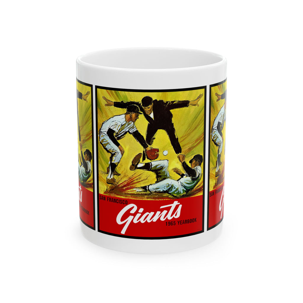 Vintage 1965 Baseball San Francisco Giants Yearbook Ceramic Mug - Sports Memorabilia, Giants Fan Gift, Baseball Collectible, Vintage