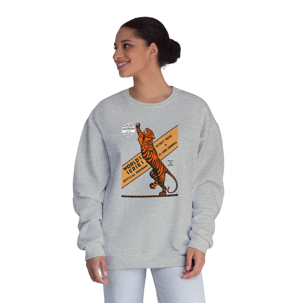 1934 Vintage Cardinals - Tigers Baseball World Series -  NuBlend® Crewneck Sweatshirt