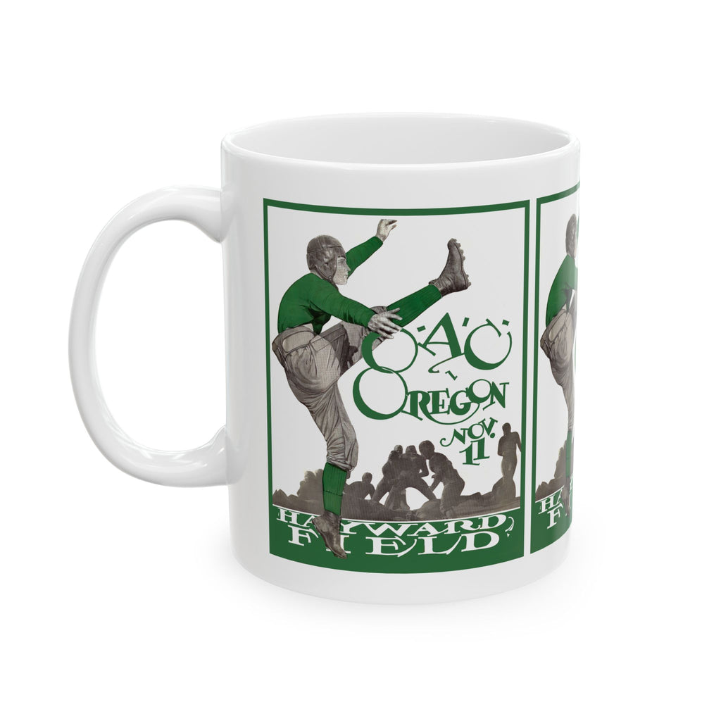 1927 Vintage Oregon State Beavers- University of Oregon Ducks Football Program Cover - Ceramic Mug, 11oz
