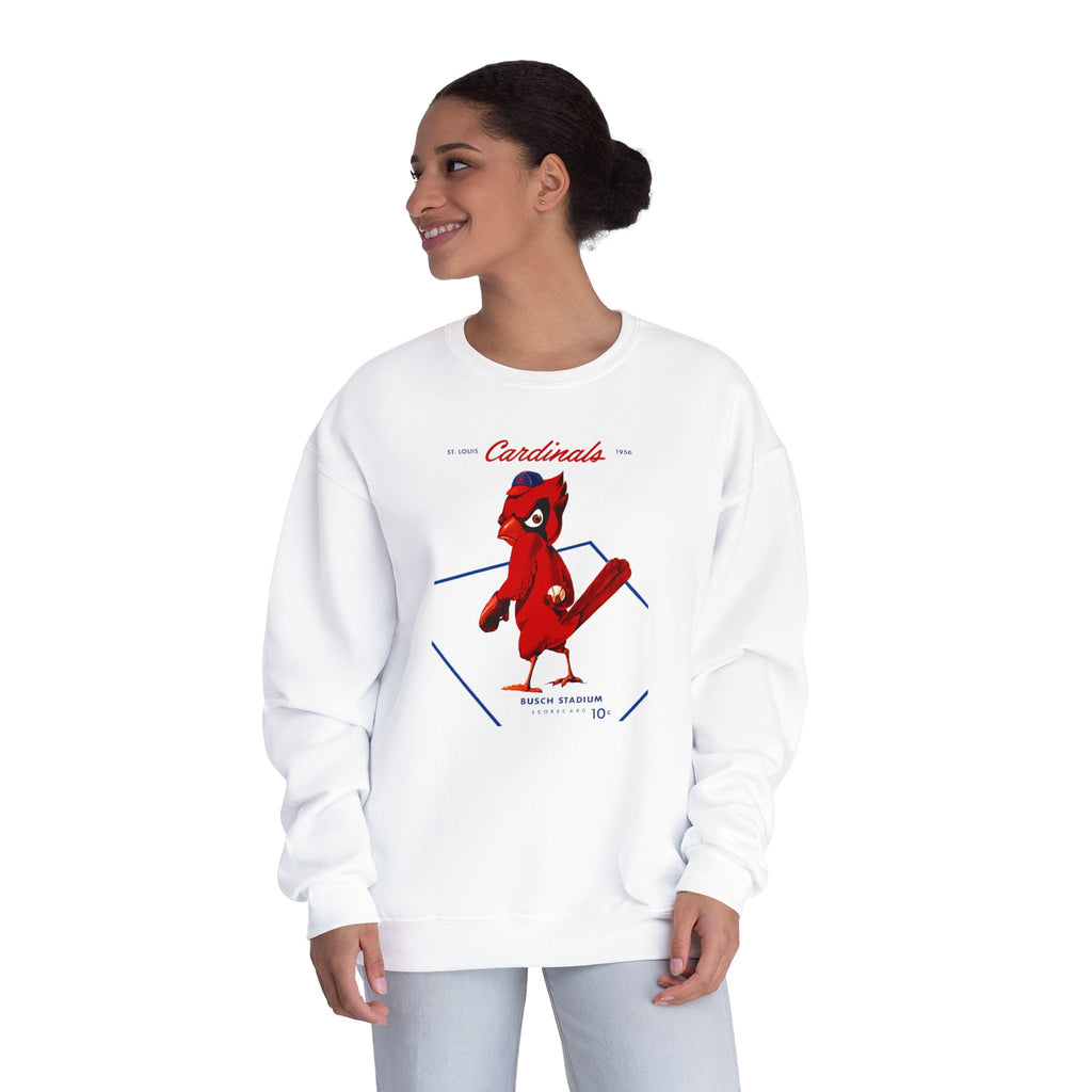 1956 Vintage Cardinals Baseball - Unisex NuBlend® Crewneck Sweatshirt