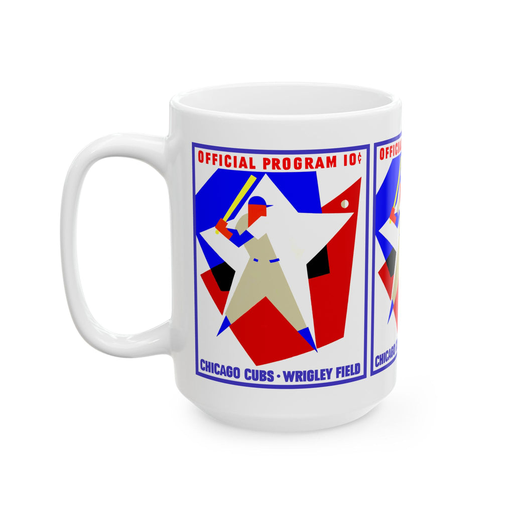 1957 Chicago Baseball Mug | Vintage Ceramic Coffee Cup 11oz and 15oz