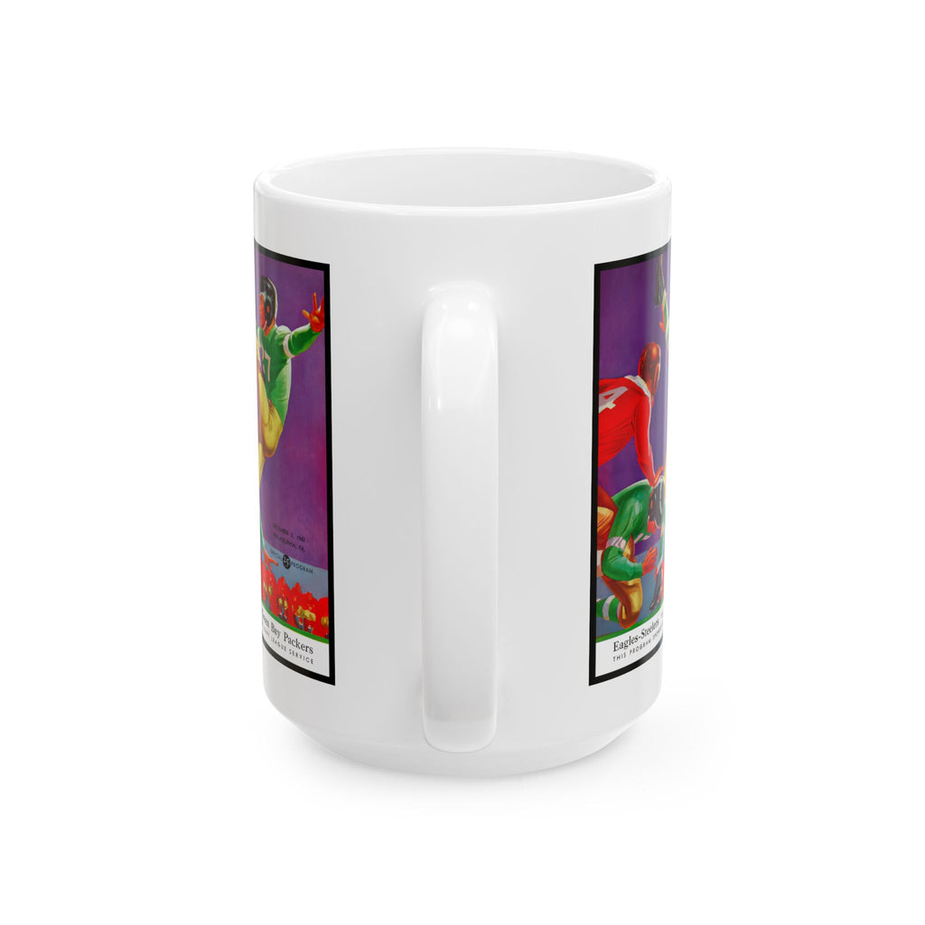 1943 (Steeagles) Eagles-Steelers  vs Green Bay Ceramic Mug — Retro  Football Design (11oz, 15oz)