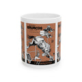 1960 Vintage Denver Broncos - Los Angeles Chargers Football Program Cover - Ceramic Mug, 11oz