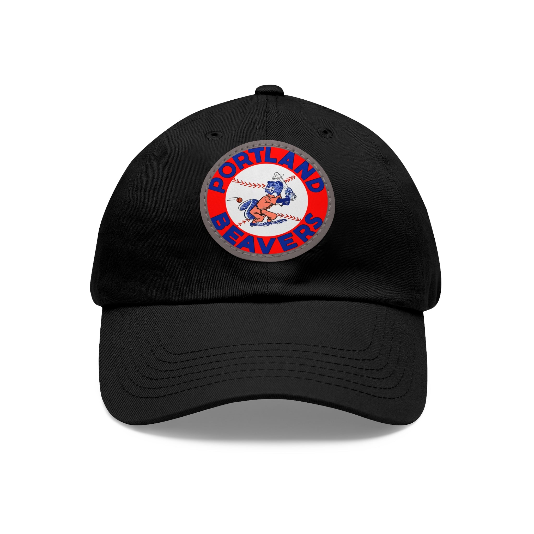 1967 Vintage Portland Beavers - Pacific Coast League Baseball - Dad Hat with Leather Patch (Round)