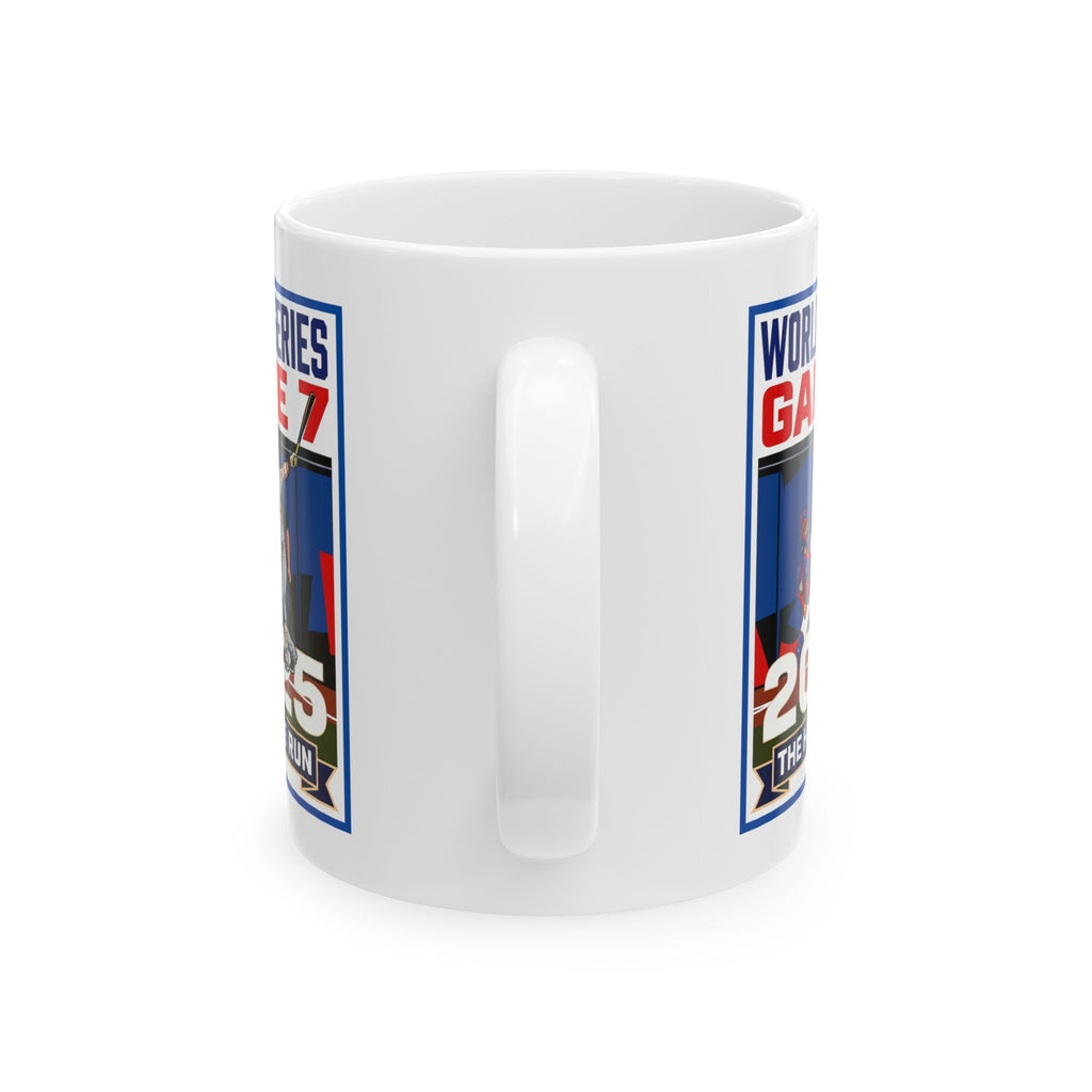 2025 World Series Game 7 Baseball Mug — 'The Home Run' Ceramic Coffee Cup (11oz/15oz)