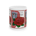 Vintage 1955 Rose Bowl Football Program USC - Ohio State Ceramic Mug, Sports Fan Gift, Coffee Cup, Tea Mug, Unique College Football