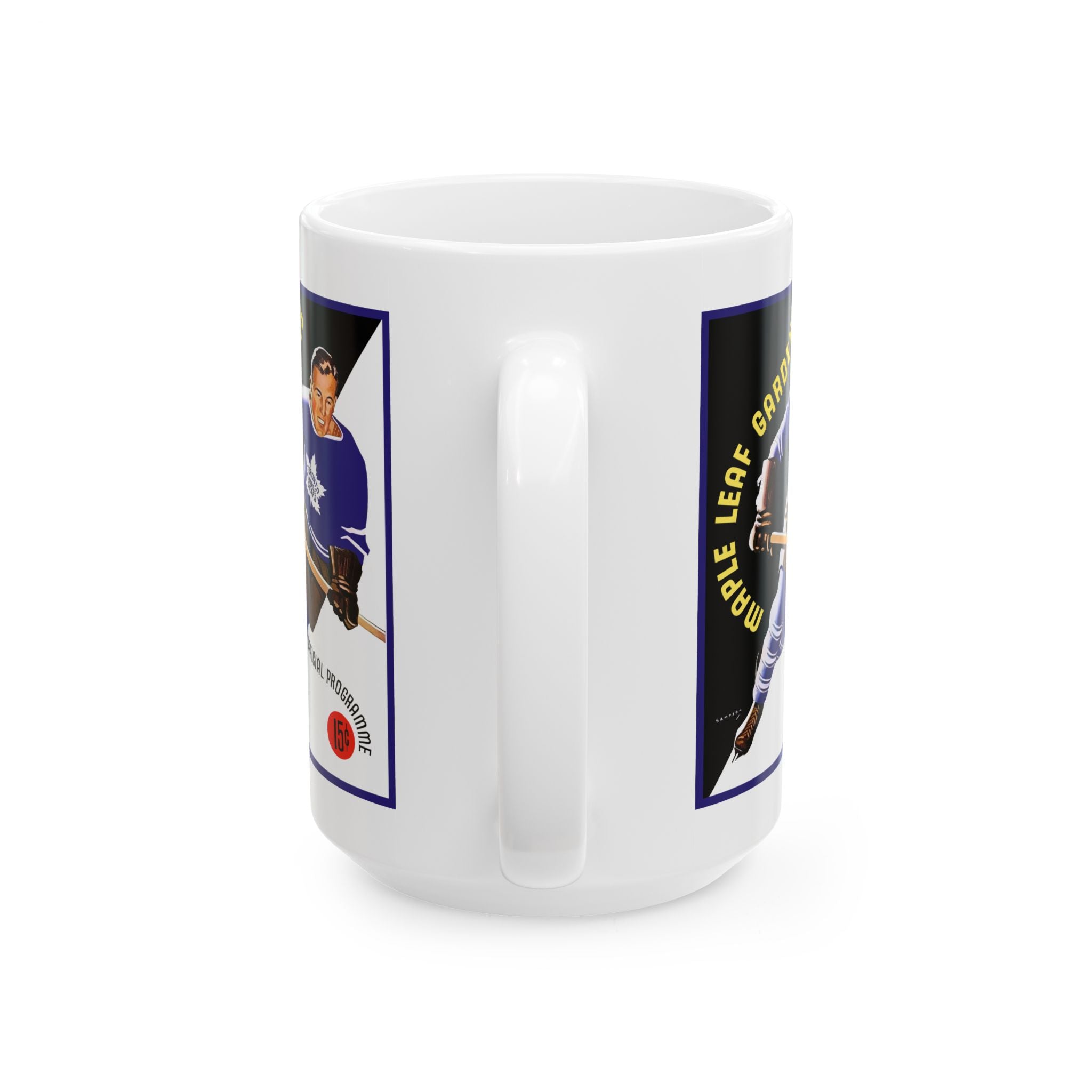 Hockey Ceramic Mug, 1938-1939 Toronto Maple Leafs Memorabilia Cup, Sports Fan Gift, Vintage Hockey Team, Hockey Collector's Item