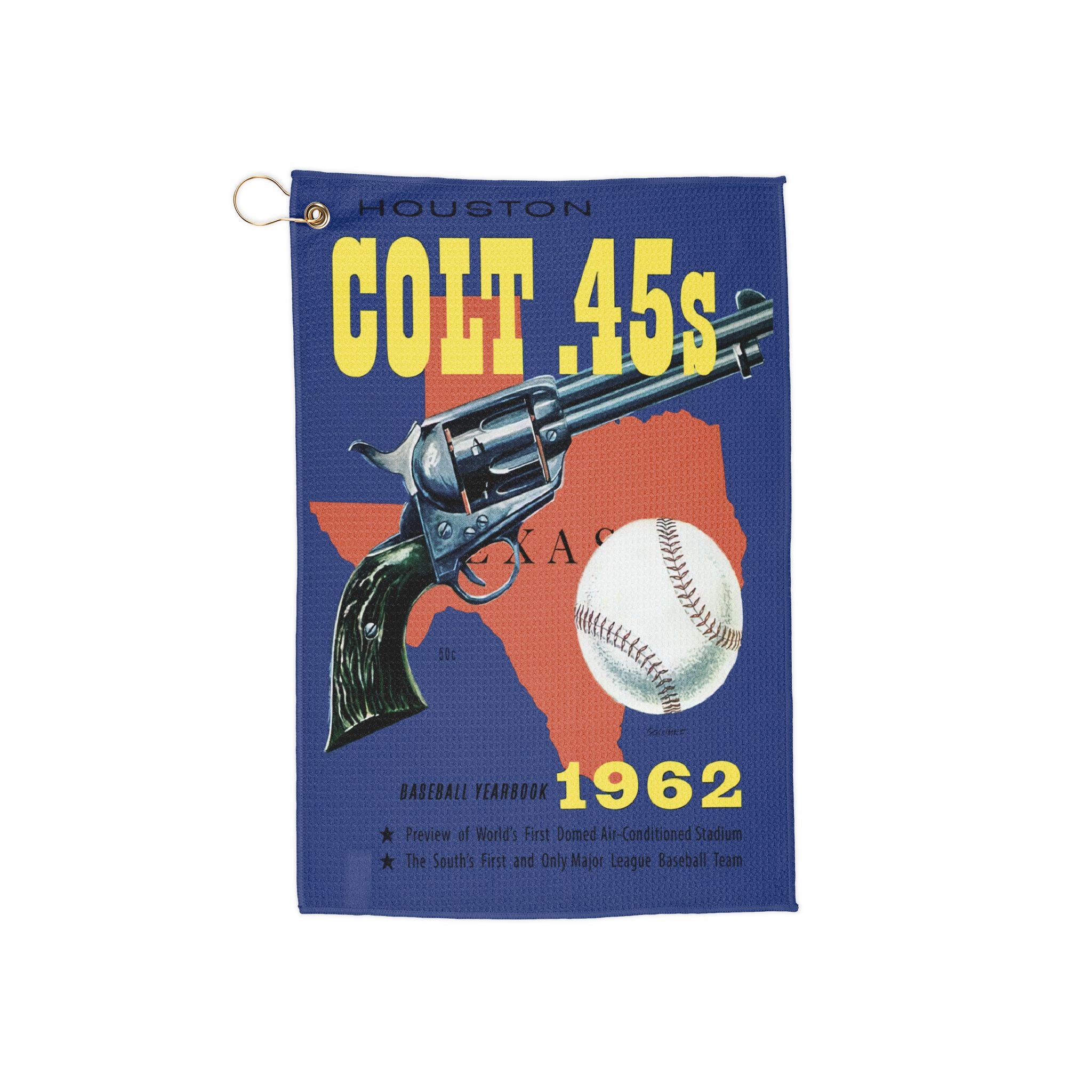 Vintage 1962 Baseball Houston Colt 45's Golf Towel, Sports Towel, Golf Accessories, Golf Gift, Golf Lover Gift, Golf Towel Set