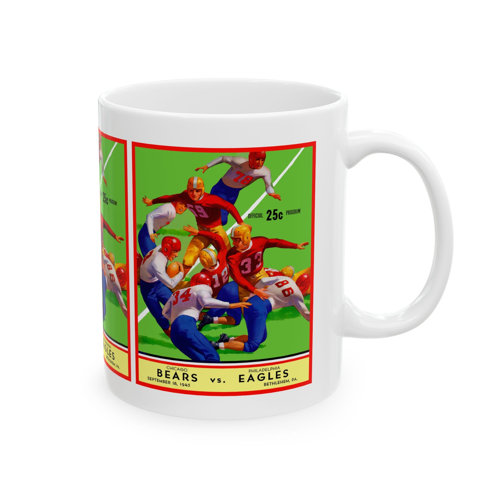 1945 Football Bears Eagles Mug | Vintage Football Design 11oz and 15oz