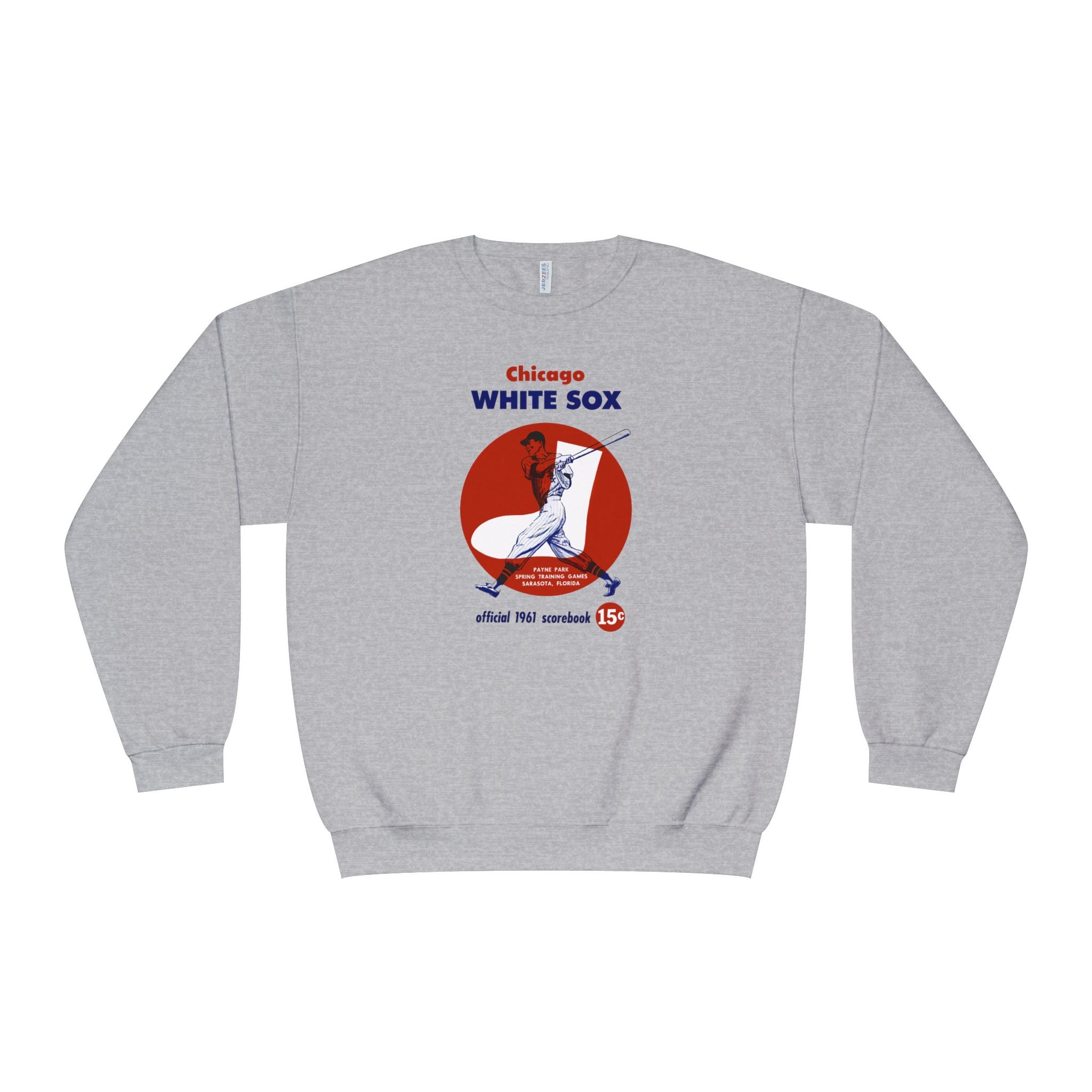 1961 Chicago White Sox Baseball Spring Training Program Cover - Unisex NuBlend® Crewneck Sweatshirt