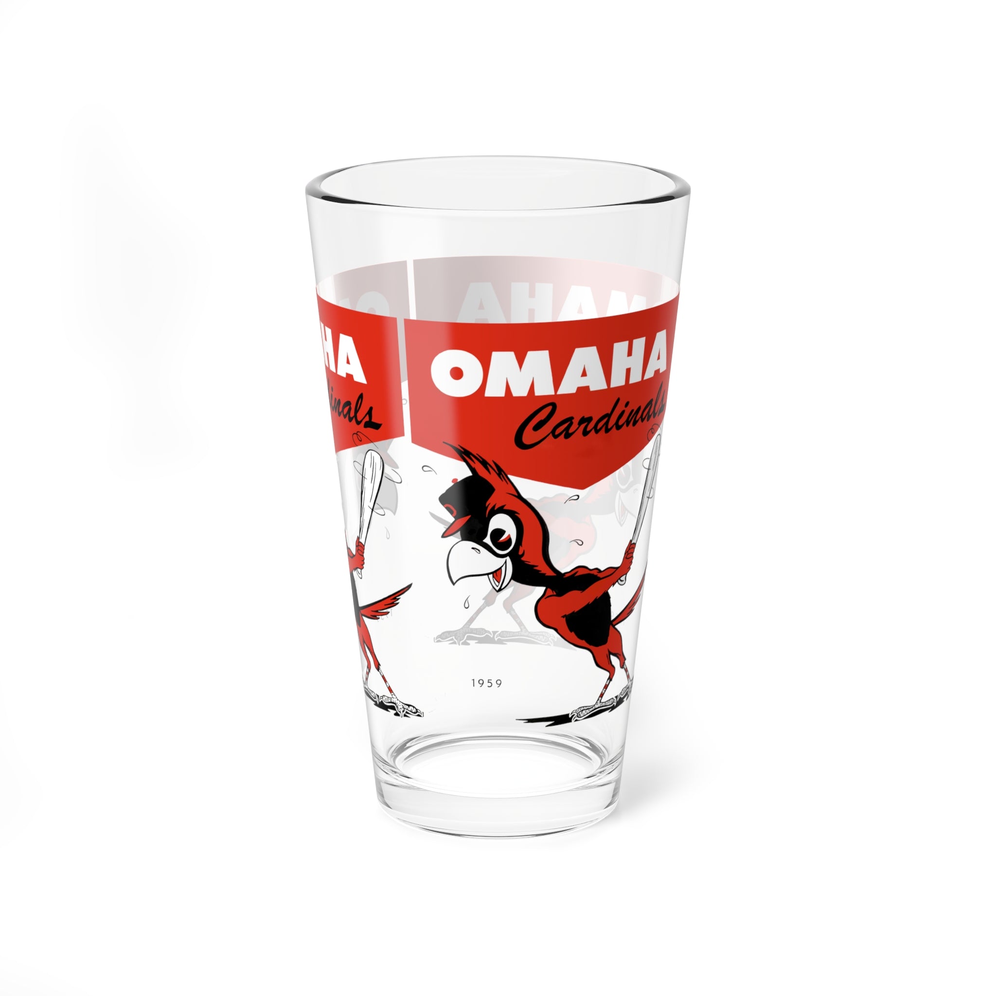 1959 Omaha Cardinals Baseball -  Pint Glass, 16oz