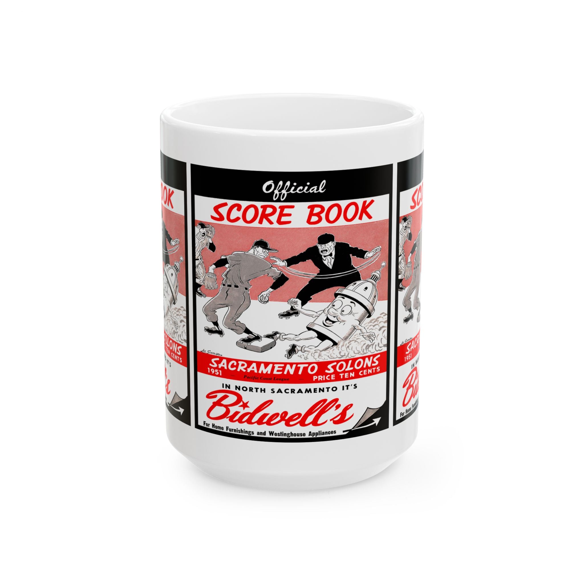 1951 Sacramento Solons Baseball Mug