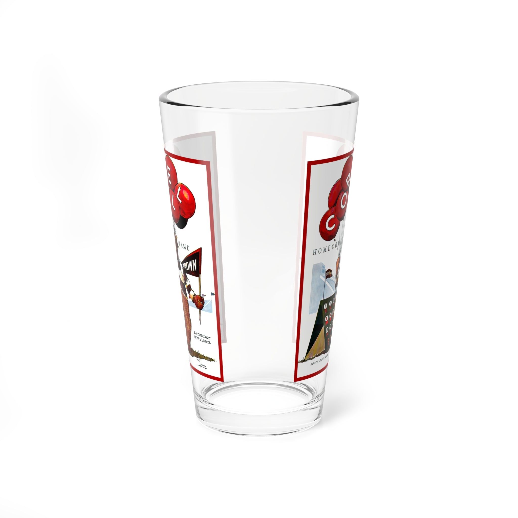 1962 Brown - Cornell Football Mixing Glass — 16oz
