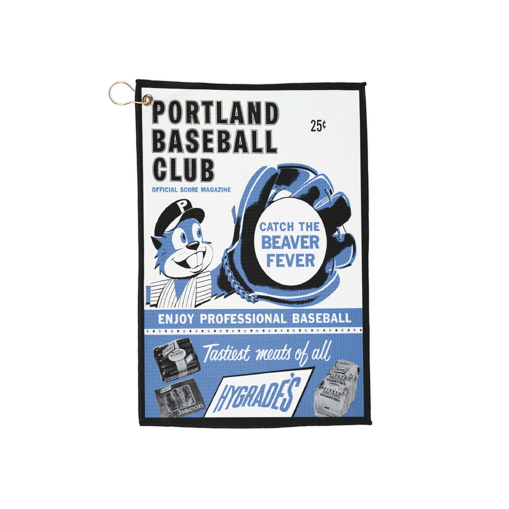 1961 Portland Beavers Baseball Golf Towel