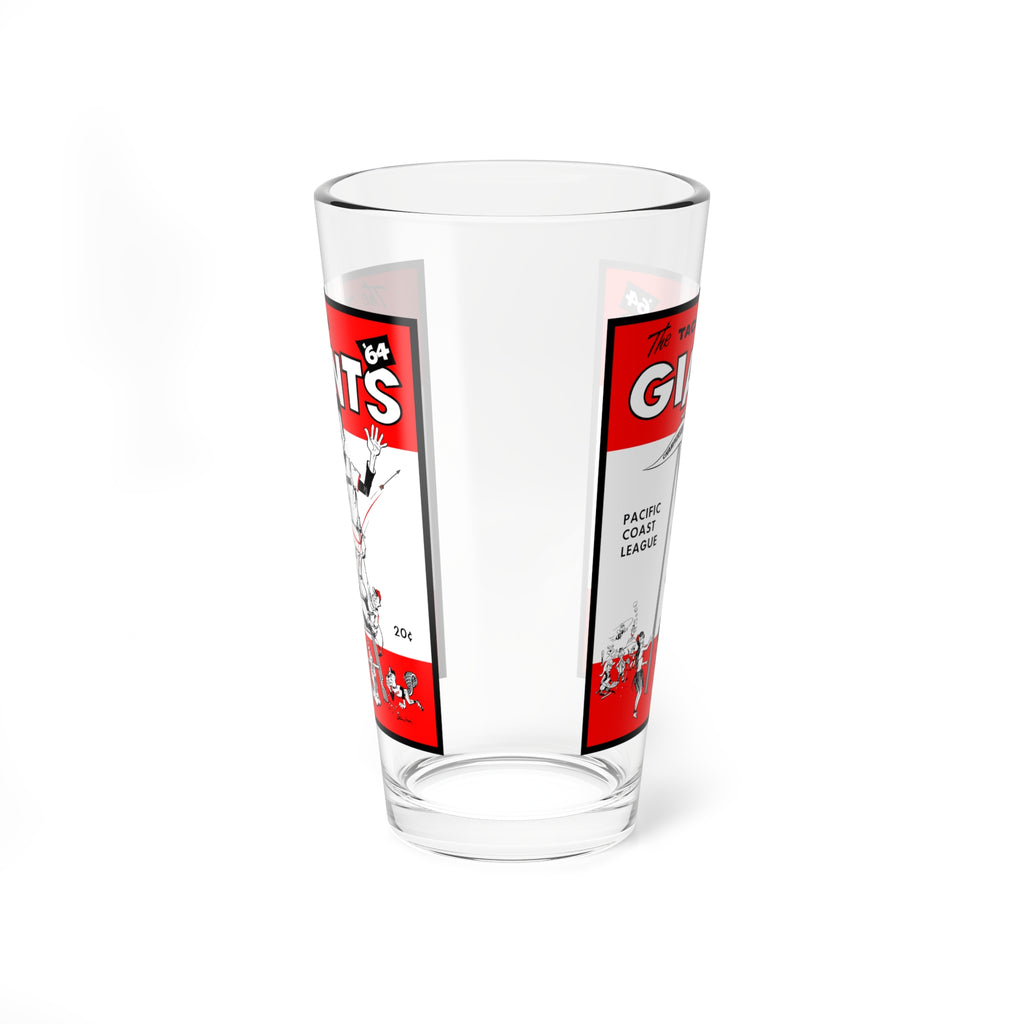 1964 Tacoma Giants Pacific Coast League Mixing Glass 16oz