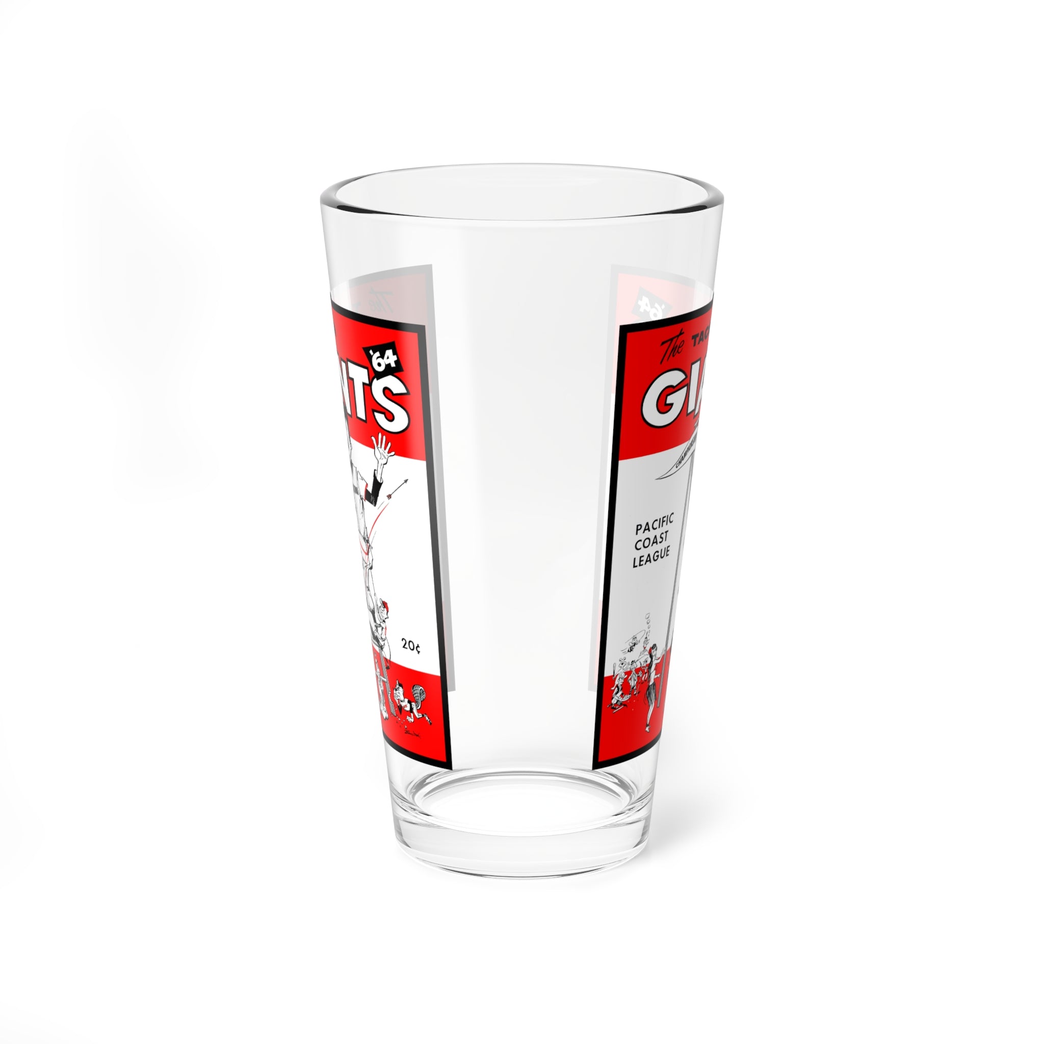 1964 Tacoma Giants Pacific Coast League Mixing Glass 16oz