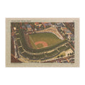 1941 Vintage Chicago Cubs Wrigley Field Postcard - Doormat