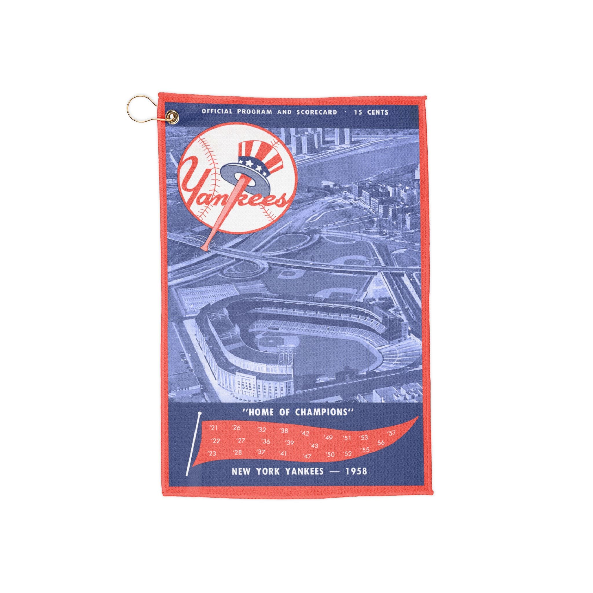 1958 Baseball New York Golf Towel | Vintage Baseball