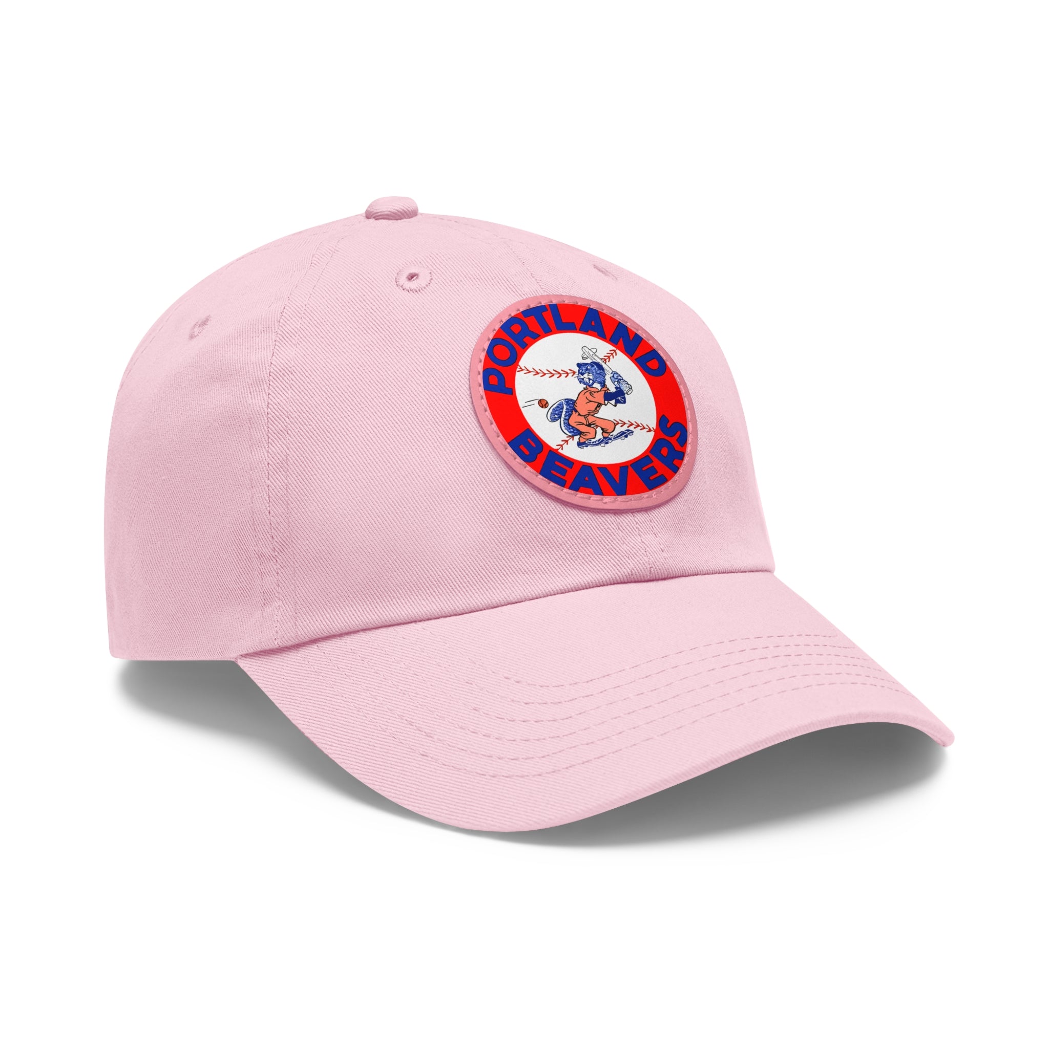 1967 Vintage Portland Beavers - Pacific Coast League Baseball - Dad Hat with Leather Patch (Round)