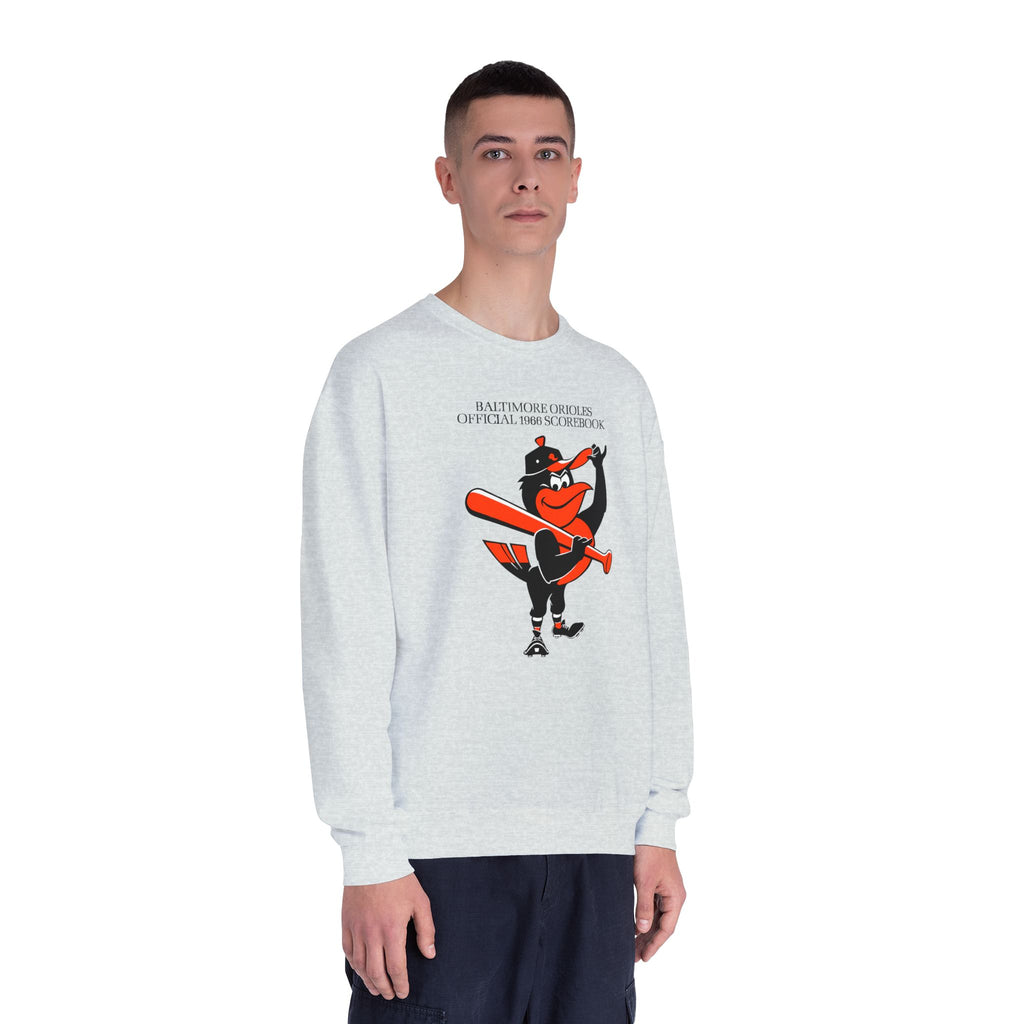 1966 Baltimore Orioles Baseball Scorecard - NuBlend® Crewneck Sweatshirt