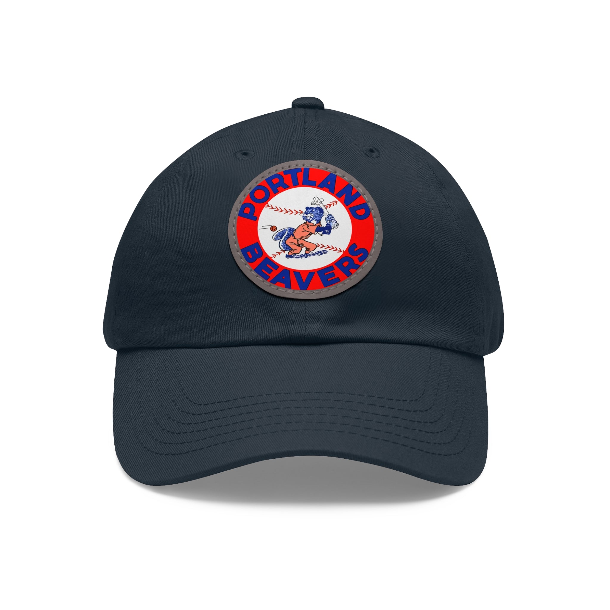 1967 Vintage Portland Beavers - Pacific Coast League Baseball - Dad Hat with Leather Patch (Round)