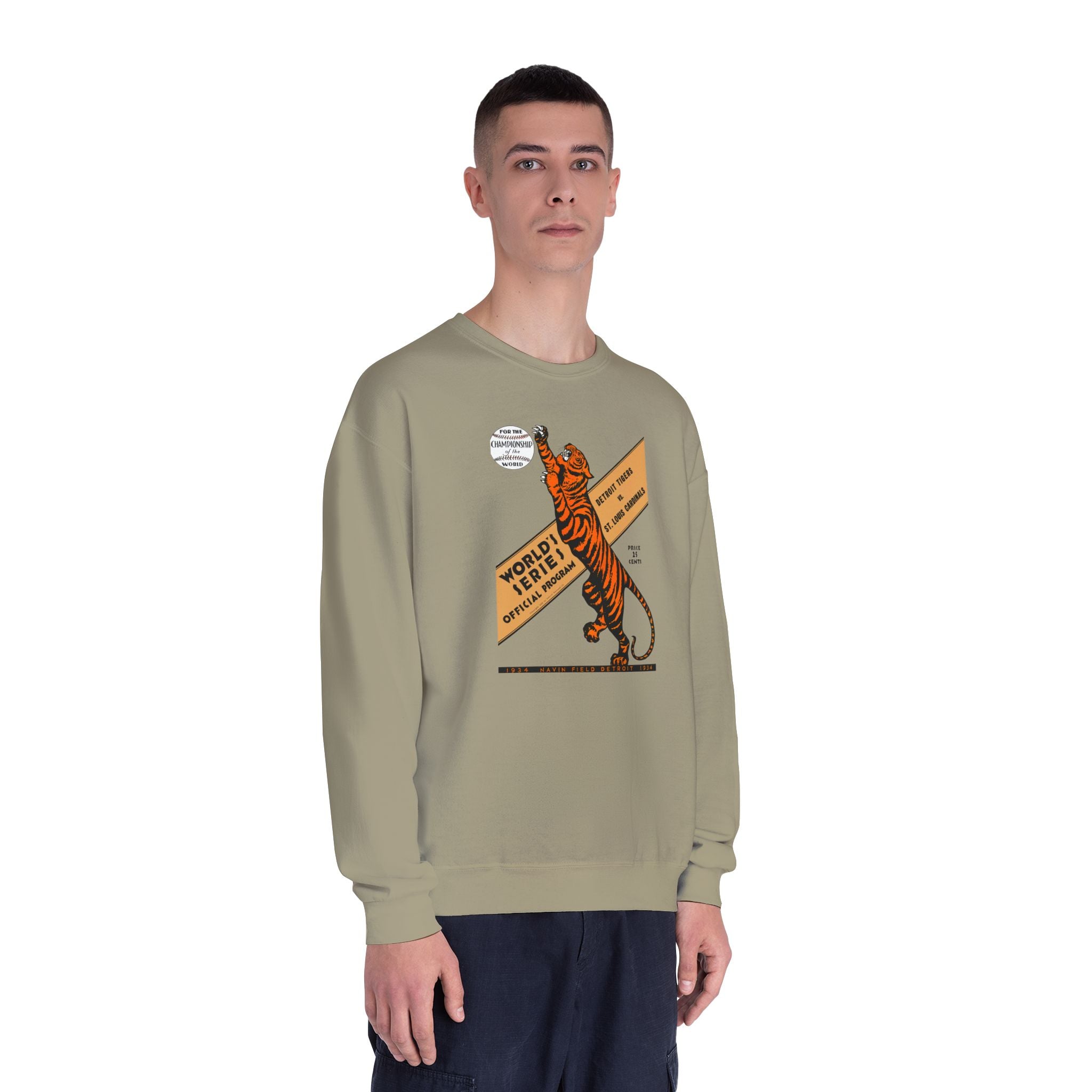 1934 Vintage Cardinals - Tigers Baseball World Series -  NuBlend® Crewneck Sweatshirt