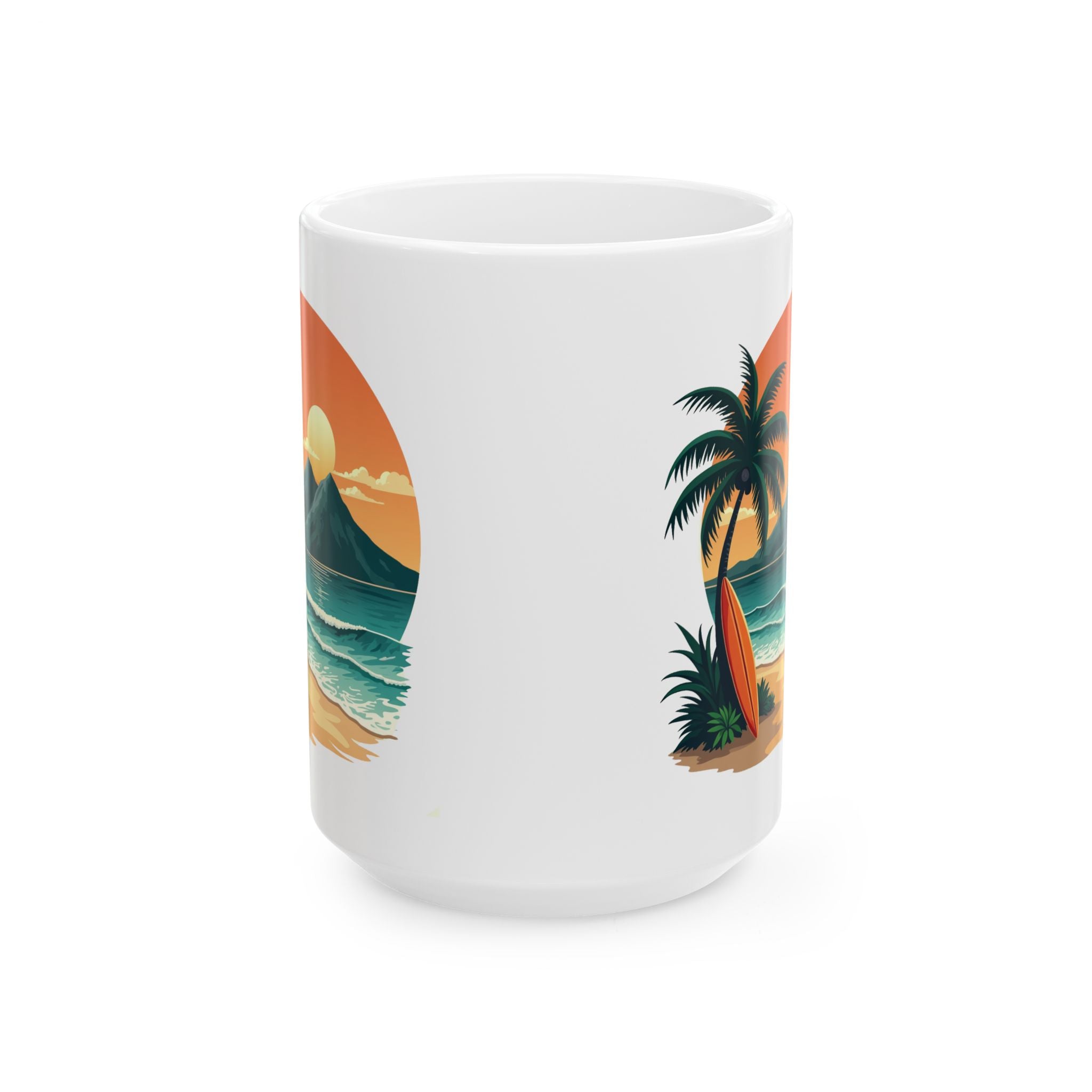 Mug - Retro Hawaii Ceramic Mug (11oz, 15oz)