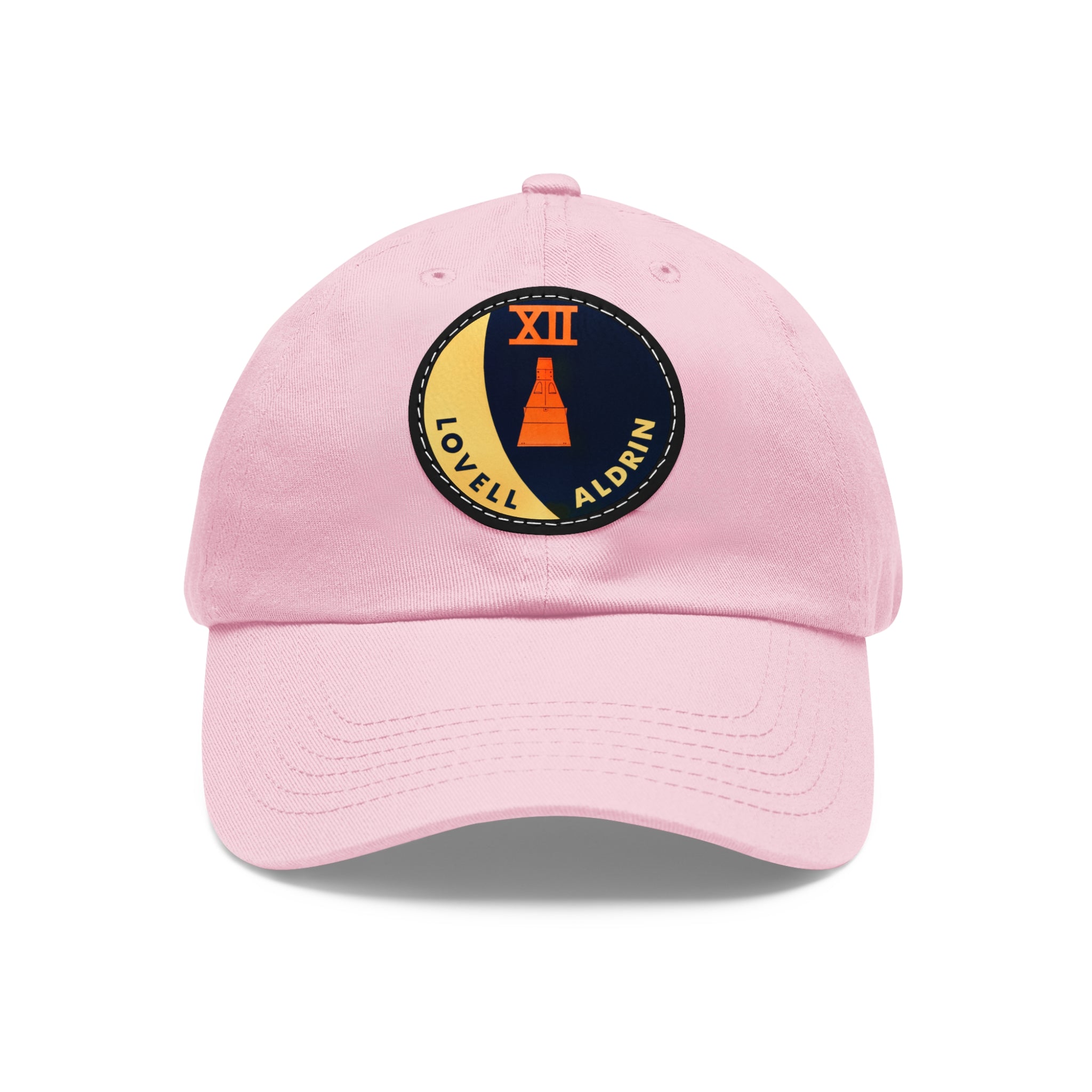 NASA Gemini 12 - Flight Patch - Dad Hat with Leather Patch (Round)