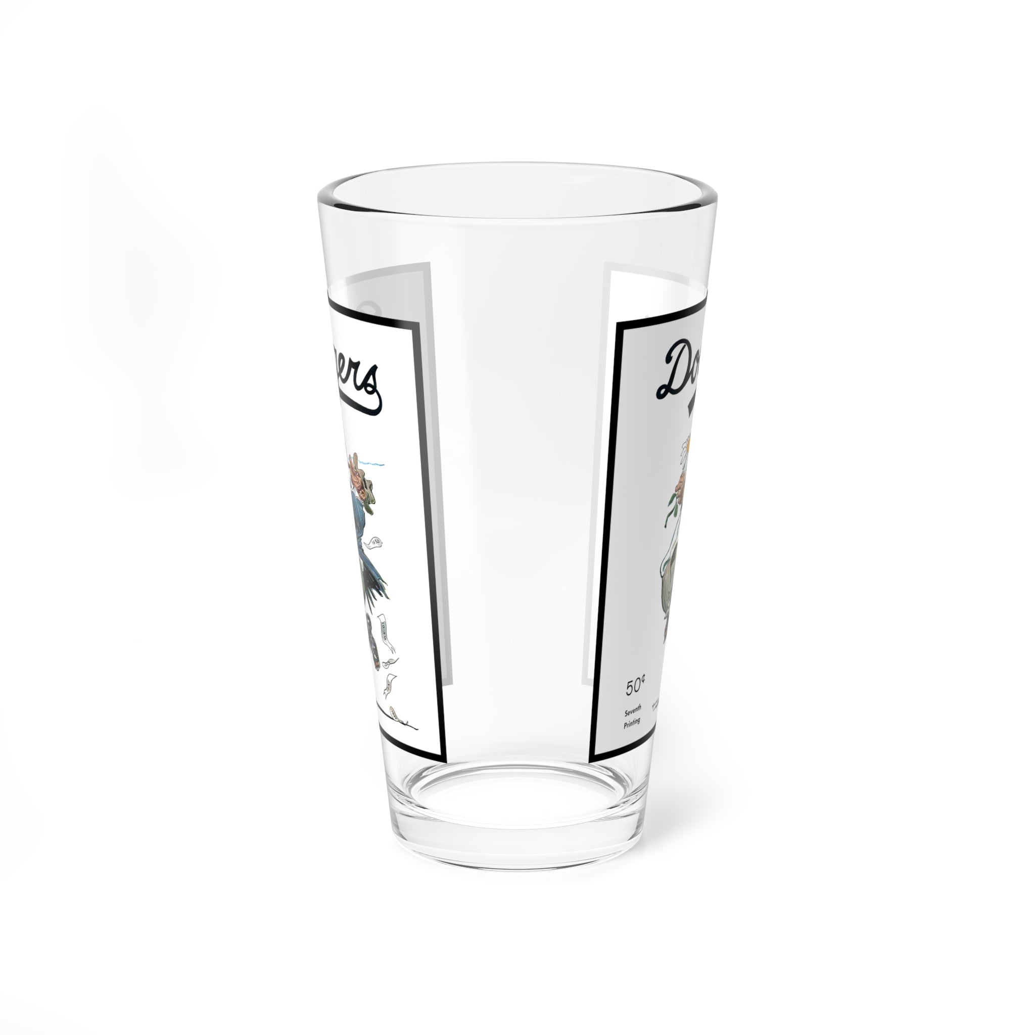 Mixing Glass, 16oz - 1951 Baseball Brooklyn Dodgers, Sports Barware, Cocktail Tumbler, Gift for Baseball Fan, Vintage Baseball Decor, Team