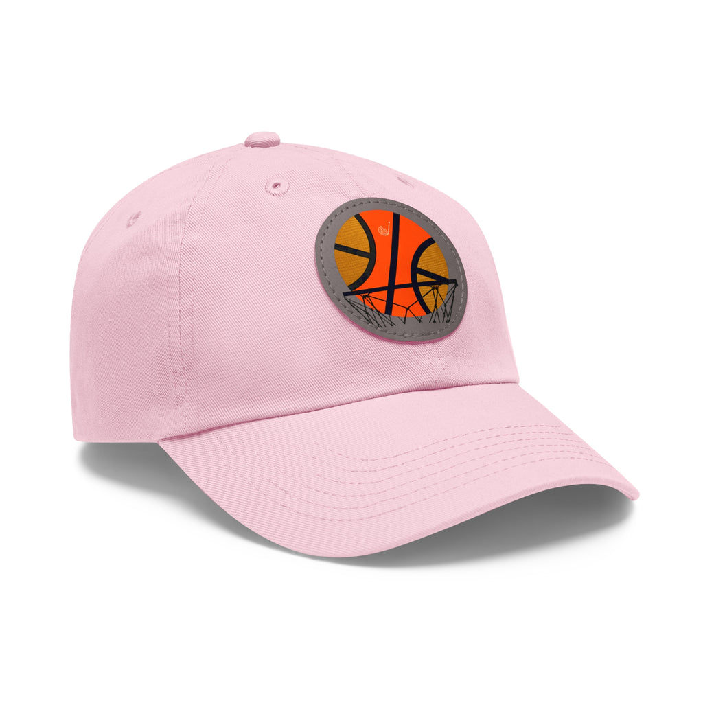 1967- 1968 Vintage Seattle Super Sonics Basketball - Dad Hat with Leather Patch (Round)