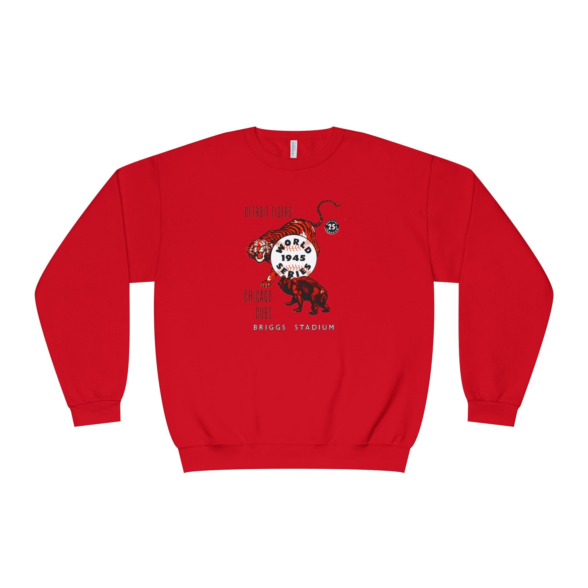 1945 Vintage Detroit Tigers - Chicago Cubs World Series Program Sweatshirt, Baseball Fan Gift, Sports Memorabilia, Retro