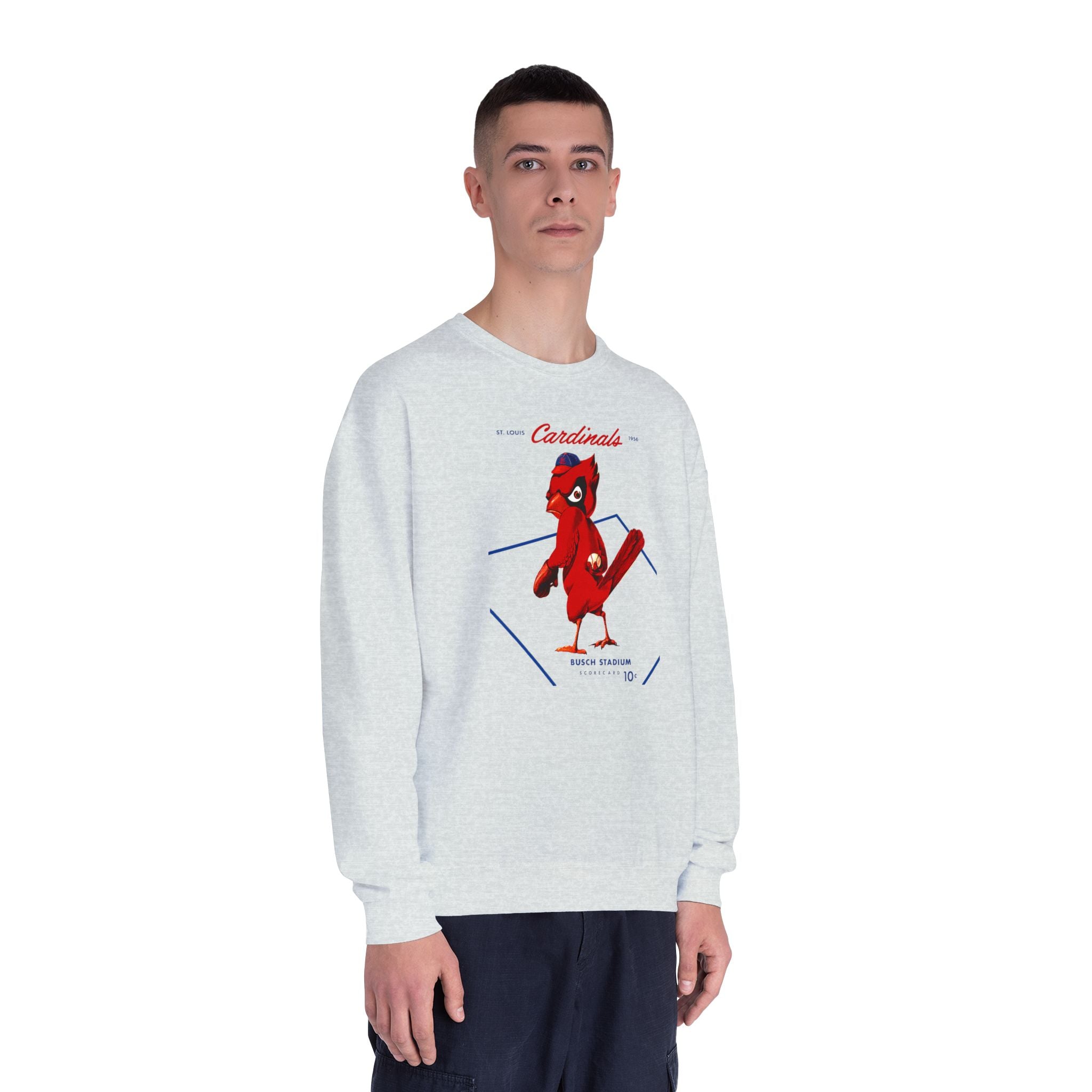 1956 Vintage Cardinals Baseball - Unisex NuBlend® Crewneck Sweatshirt