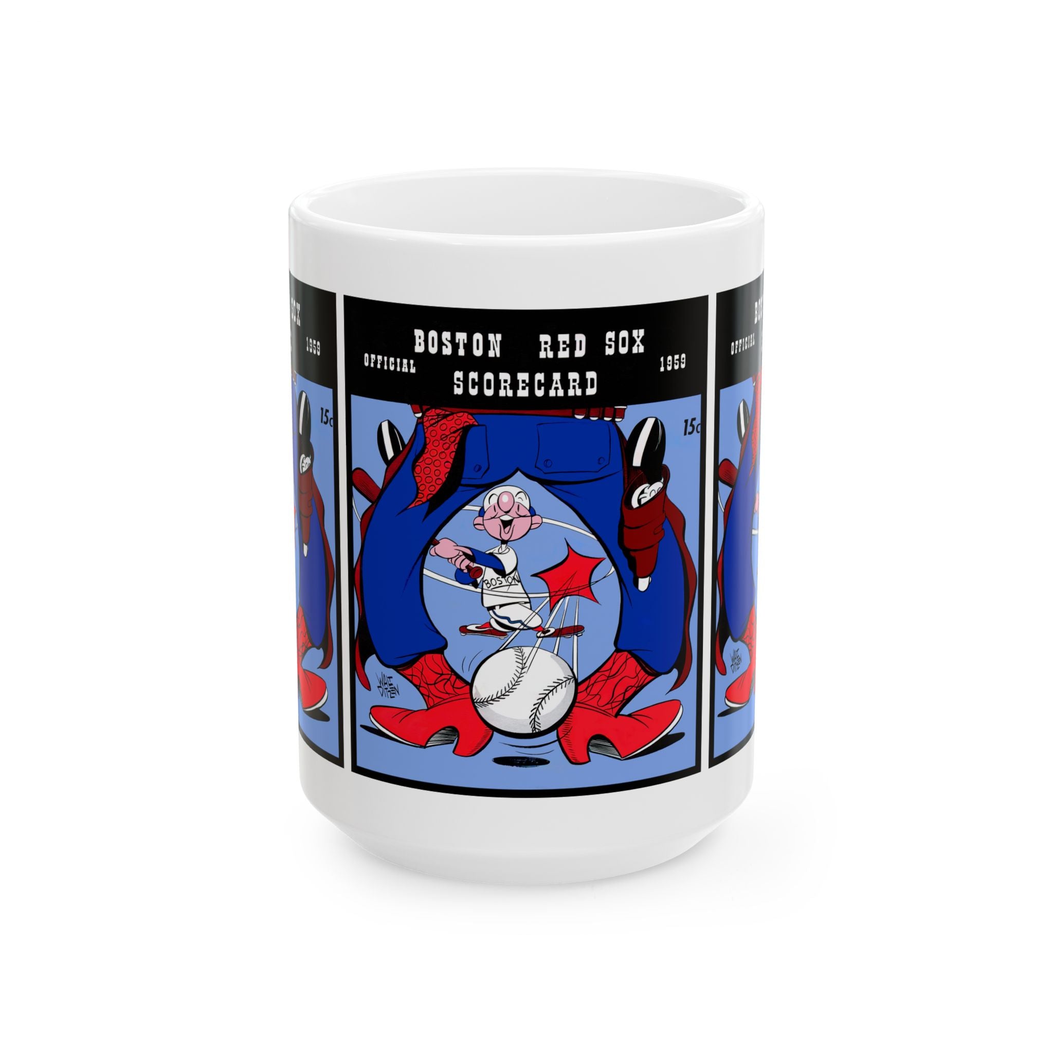 Ceramic Mug, 1959 Baseball Spring Training Boston Red Sox - Vintage Sports Fan Gift, Baseball Memorabilia, Red Sox Fan Mug, Baseball